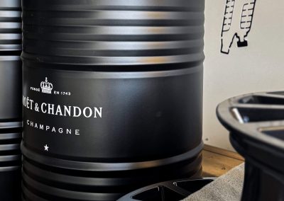 Bidon décoratif noir mat moet & Chandon